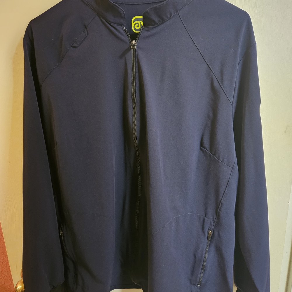Medline Ave Solano Womens Athetic Scrub Jacket in Navy XL. New never worn just w